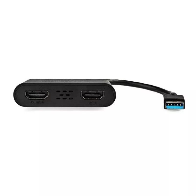 Adaptador USB 3.0 para HDMI duplo StarTech.com, conversor USB para 2x monitor HDMI para Windows (sem suporte para macOS/ChromeOS/Linux) - TAA