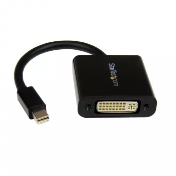 Adaptador Mini DisplayPort para DVI StarTech.com - Conversor Mini DP para DVI-D - Vídeo 1080p - mDP ou Thunderbolt 1/2 Mac/PC para monitor DVI - Dongle adaptador compacto mDP 1.2 para DVI Single-Link