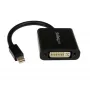 StarTech.com MDP2DVI3 adaptador de Mini DisplayPort para DVI, 1920x1200 (WUXGA), passivo, compatível com Thunderbolt, 17 cm, preto