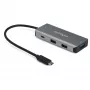 StarTech.com HB31C3A1CPD3 hub USB-C de 4 portas, 10 Gbps, 3x USB-A e 1x USB-C, passagem de carga Power Delivery de 100 W, cabo de 25 cm, compatível com Thunderbolt 3