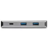 StarTech.com HB31C3A1CPD3 hub USB-C de 4 portas, 10 Gbps, 3x USB-A e 1x USB-C, passagem de carga Power Delivery de 100 W, cabo de 25 cm, compatível com Thunderbolt 3