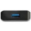 StarTech.com HB31C3A1CPD3 hub USB-C de 4 portas, 10 Gbps, 3x USB-A e 1x USB-C, passagem de carga Power Delivery de 100 W, cabo de 25 cm, compatível com Thunderbolt 3