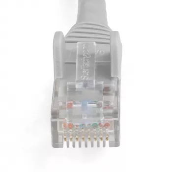 Cabo Ethernet CAT6 StarTech.com 7m – LSZH (Low Smoke Zero Halogen) – 10 Gigabit 250 MHz 100 W PoE RJ45 10GbE UTP cabo de rede de patch, proteção da patilha com alívio de tensão – Cinzento, CAT 6, testado ETL, 24 AWG