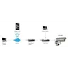 LevelOne FCS-5057 câmara de rede IP varifocal para exterior, 3 MP 2048x1536, H.264, IR, PoE, IP68, antivandalismo, dia/noite