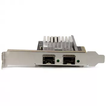 Placa de rede StarTech.com 2 portas 10G Fibra com SFP+ aberto - PCIe, chipset Intel