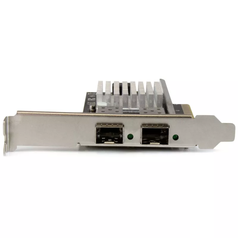 Placa de rede StarTech.com 2 portas 10G Fibra com SFP+ aberto - PCIe, chipset Intel