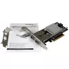 Placa de rede StarTech.com 2 portas 10G Fibra com SFP+ aberto - PCIe, chipset Intel