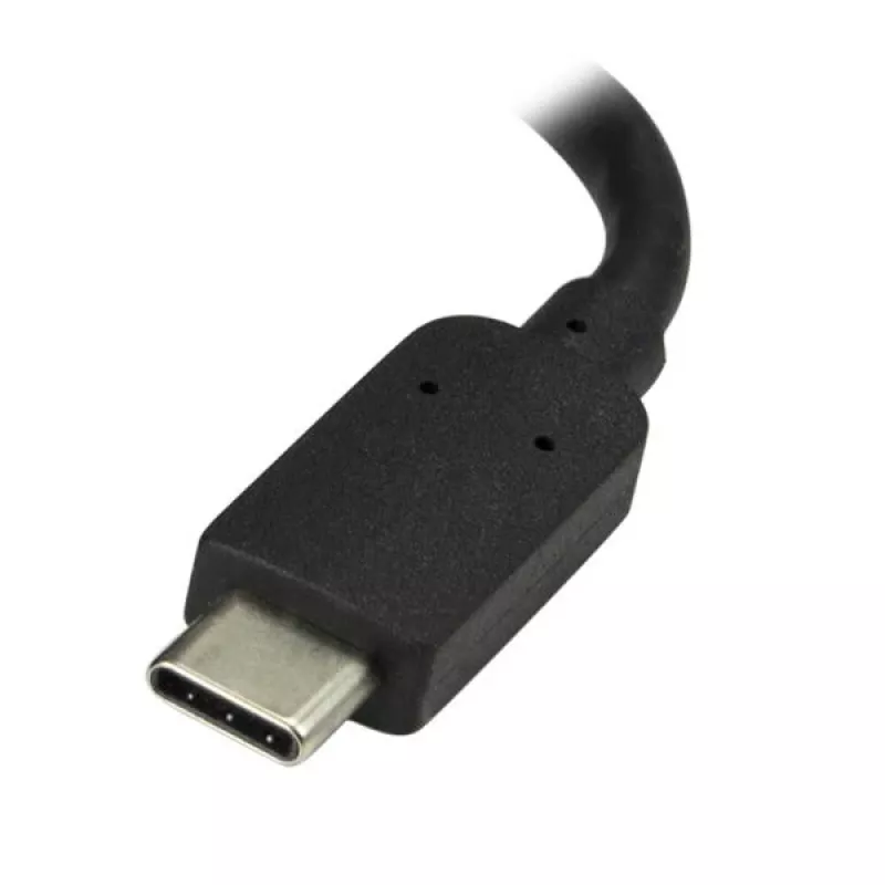 Adaptador StarTech.com USB-C para HDMI 2.0 com Power Delivery - Conversor de vídeo USB Type-C para HDMI 4K 60Hz - Porta de carregamento pass-through 60W PD - Compatível com Thunderbolt 3 - Preto