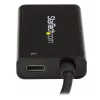 Adaptador StarTech.com USB-C para HDMI 2.0 com Power Delivery - Conversor de vídeo USB Type-C para HDMI 4K 60Hz - Porta de carregamento pass-through 60W PD - Compatível com Thunderbolt 3 - Preto