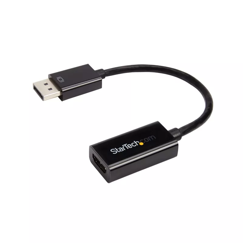 StarTech.com DP2HD4KS adaptador ativo de DisplayPort 1.2 para HDMI, 4K 30 Hz, vídeo e áudio, 0,15 m