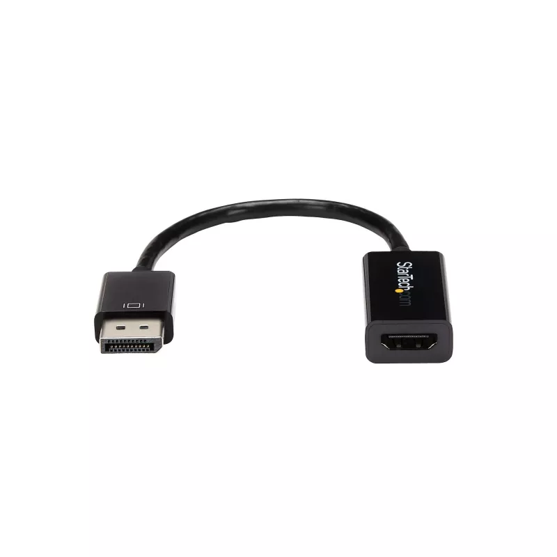 StarTech.com DP2HD4KS adaptador ativo de DisplayPort 1.2 para HDMI, 4K 30 Hz, vídeo e áudio, 0,15 m