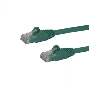 Cabo Ethernet StarTech.com 2m CAT6 – Verde Cabo Ethernet Gigabit CAT 6 – 250 MHz 100 W PoE RJ45 UTP Cabo de rede/patch com proteção da patilha e alívio de tensão testado individualmente