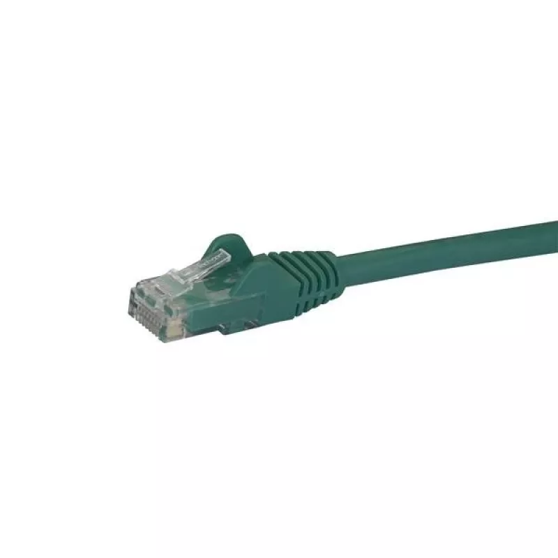 StarTech.com N6PATC2MGN cabo de rede Gigabit Ethernet CAT6 de 2 m, RJ45 UTP, Snagless com proteção contra dobras, PoE, verde