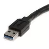 StarTech.com USB3AAEXT5M cabo de extensão USB 3.0 ativo de 5 m, USB-A macho para fêmea, 5 Gbps, preto