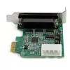 Placa adaptadora série RS232 PCI Express de 4 portas StarTech.com – placa controladora host série RS232 PCIe – PCIe para série DB9 – UART 16950 – placa de expansão low-profile – Windows/Linux – TAA