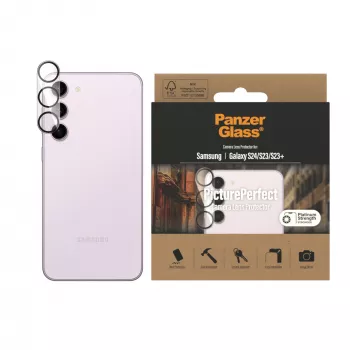 Proteção de objetiva de câmara PanzerGlass Samsung Galaxy S23 S23 Plus resistente a riscos e choques