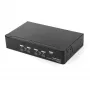 Comutador KVM DisplayPort de 4 portas StarTech.com – 4K 60 Hz – ecrã único – comutador KVM USB DP 1.2 UHD de porta dupla com hub USB 2.0 e áudio integrados – Dell, HP, Apple, Lenovo – conforme TAA