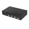 Comutador KVM DisplayPort de 4 portas StarTech.com – 4K 60 Hz – ecrã único – comutador KVM USB DP 1.2 UHD de porta dupla com hub USB 2.0 e áudio integrados – Dell, HP, Apple, Lenovo – conforme TAA