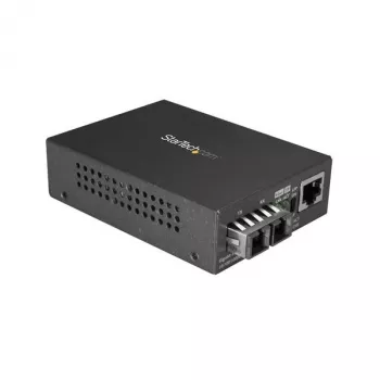 Conversor de fibra multimodo (MM) SC StarTech.com para redes 10/100/1000 – alcance de 550 m – Gigabit Ethernet – 850 nm – full duplex