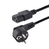 Cabo de alimentação para computador StarTech.com 1 m, 18AWG, cabo de alimentação EU Schuko para C13, 250V 10A, cabo de alimentação de substituição preto, cabo de alimentação para TV/monitor, cabo de alimentação Schuko CEE 7/7 para IEC 60320 C13 - cabo de alimentação para PC