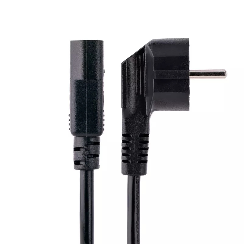 Cabo de alimentação para computador StarTech.com 1 m, 18AWG, cabo de alimentação EU Schuko para C13, 250V 10A, cabo de alimentação de substituição preto, cabo de alimentação para TV/monitor, cabo de alimentação Schuko CEE 7/7 para IEC 60320 C13 - cabo de alimentação para PC
