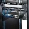 StarTech.com CABSHELF22V prateleira fixa ventilada 2U para rack de servidor, 19″, 22″ (55,9 cm) de profundidade, até 22 kg, aço, preta