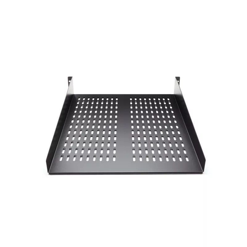 StarTech.com CABSHELF22V prateleira fixa ventilada 2U para rack de servidor, 19″, 22″ (55,9 cm) de profundidade, até 22 kg, aço, preta