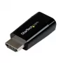 Conversor adaptador HDMI para VGA compacto StarTech.com - ideal para Chromebooks, Ultrabooks e portáteis – 1920x1200/1080p