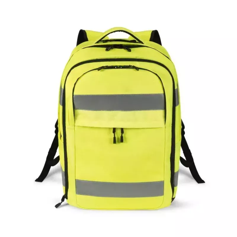 Mochila DICOTA Hi-Vis amarela certificação EN ISO 20471:2013