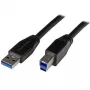 Cabo USB 3.0 ativo USB-A para USB-B StarTech.com – M/M – 5 m (15 pés)