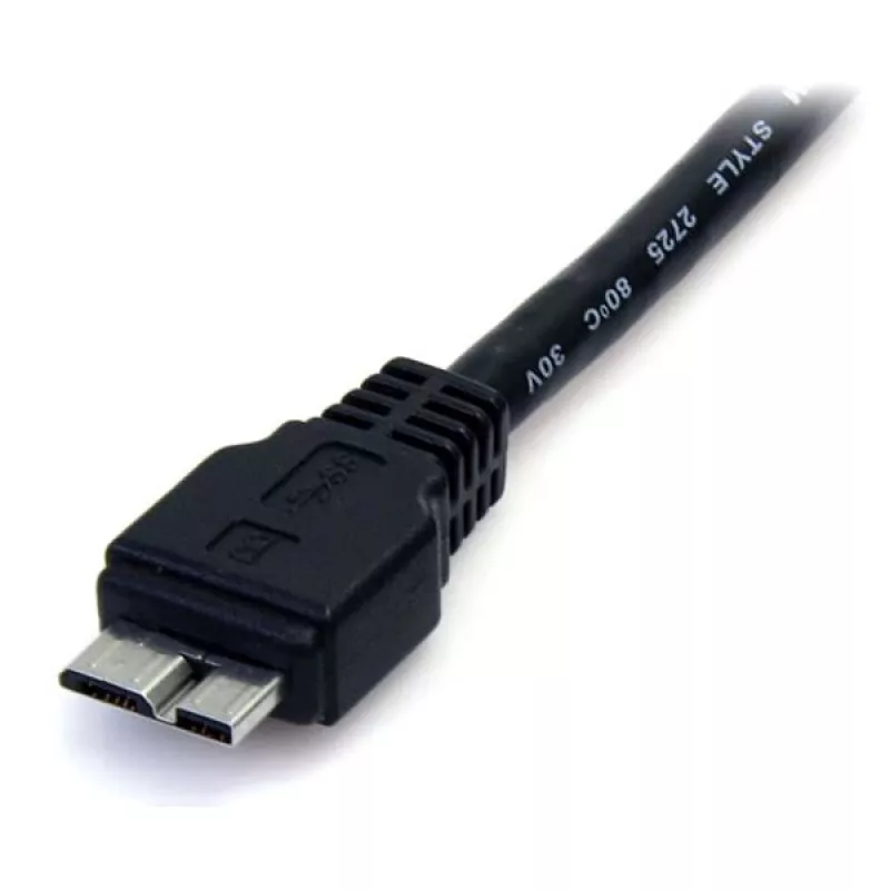 Cabo SuperSpeed USB 3.0 A para Micro B StarTech.com 0,5 m (1,5 pés) preto - M/M