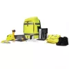 Mochila DICOTA Hi-Vis amarela polietileno tereftalato (PET) poliuretano termoplástico (TPU)