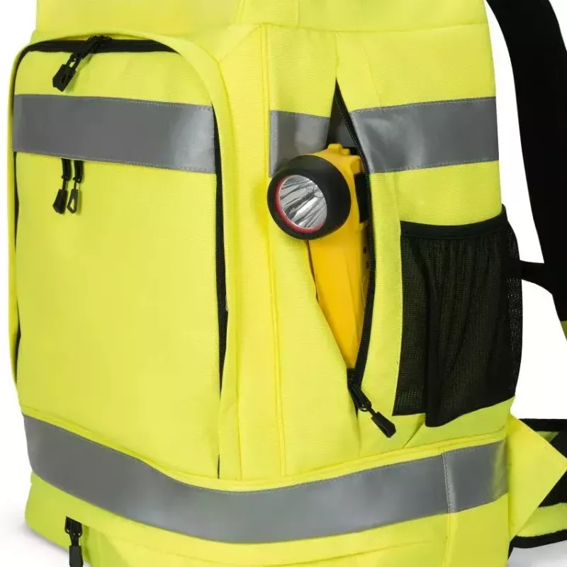 Mochila DICOTA Hi-Vis amarela polietileno tereftalato (PET) poliuretano termoplástico (TPU)