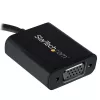 Adaptador USB-C para VGA StarTech.com - preto - 1080p - conversor de vídeo para o seu MacBook Pro - dongle USB C para VGA - versão atualizada é CDP2VGAEC
