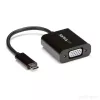 Adaptador USB-C para VGA StarTech.com - preto - 1080p - conversor de vídeo para o seu MacBook Pro - dongle USB C para VGA - versão atualizada é CDP2VGAEC