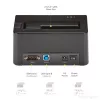 Apagador de disco rígido de baía única StarTech.com, sanitizador HDD/SSD autónomo, USB 3.0 para SATA II (3 Gbit/s), 9 modos de apagamento, visor LCD, dock sanitizador de disco rígido com apagamento seguro, porta de impressora DB-9, conforme TAA