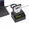 Apagador de disco rígido de baía única StarTech.com, sanitizador HDD/SSD autónomo, USB 3.0 para SATA II (3 Gbit/s), 9 modos de apagamento, visor LCD, dock sanitizador de disco rígido com apagamento seguro, porta de impressora DB-9, conforme TAA