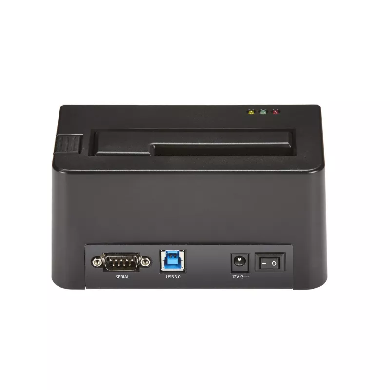 Apagador de disco rígido de baía única StarTech.com, sanitizador HDD/SSD autónomo, USB 3.0 para SATA II (3 Gbit/s), 9 modos de apagamento, visor LCD, dock sanitizador de disco rígido com apagamento seguro, porta de impressora DB-9, conforme TAA