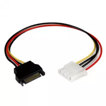 Adaptador de cabo de alimentação SATA para LP4 StarTech.com 30,5 cm - B/M, SATA 15 pinos, Molex (4 pinos), 0,3048 m, macho, fêmea, reto