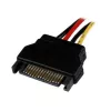 Adaptador de cabo de alimentação SATA para LP4 StarTech.com 30,5 cm - B/M, SATA 15 pinos, Molex (4 pinos), 0,3048 m, macho, fêmea, reto