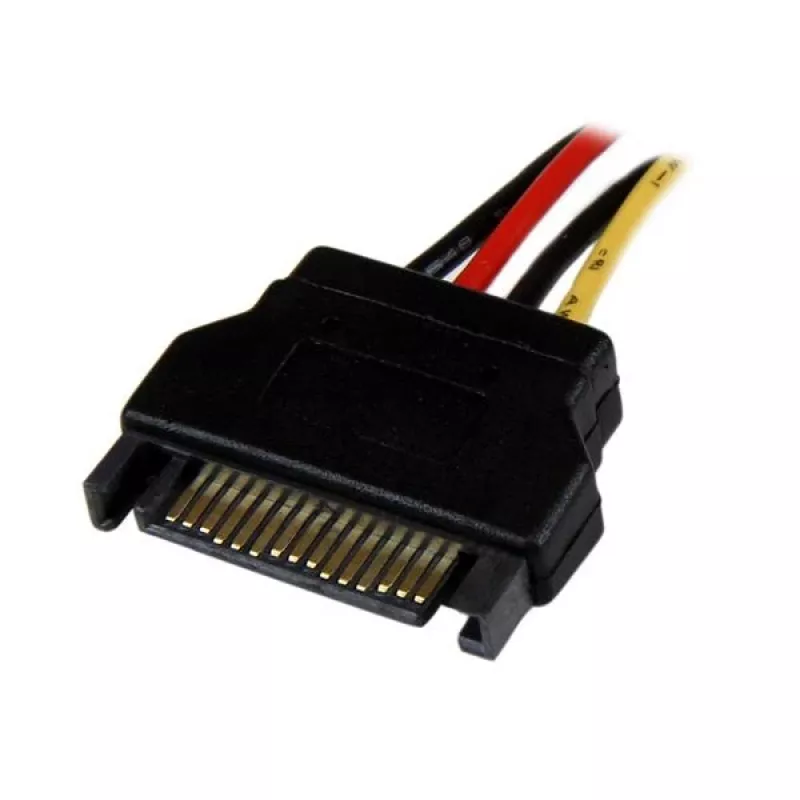 Adaptador de cabo de alimentação SATA para LP4 StarTech.com 30,5 cm - B/M, SATA 15 pinos, Molex (4 pinos), 0,3048 m, macho, fêmea, reto