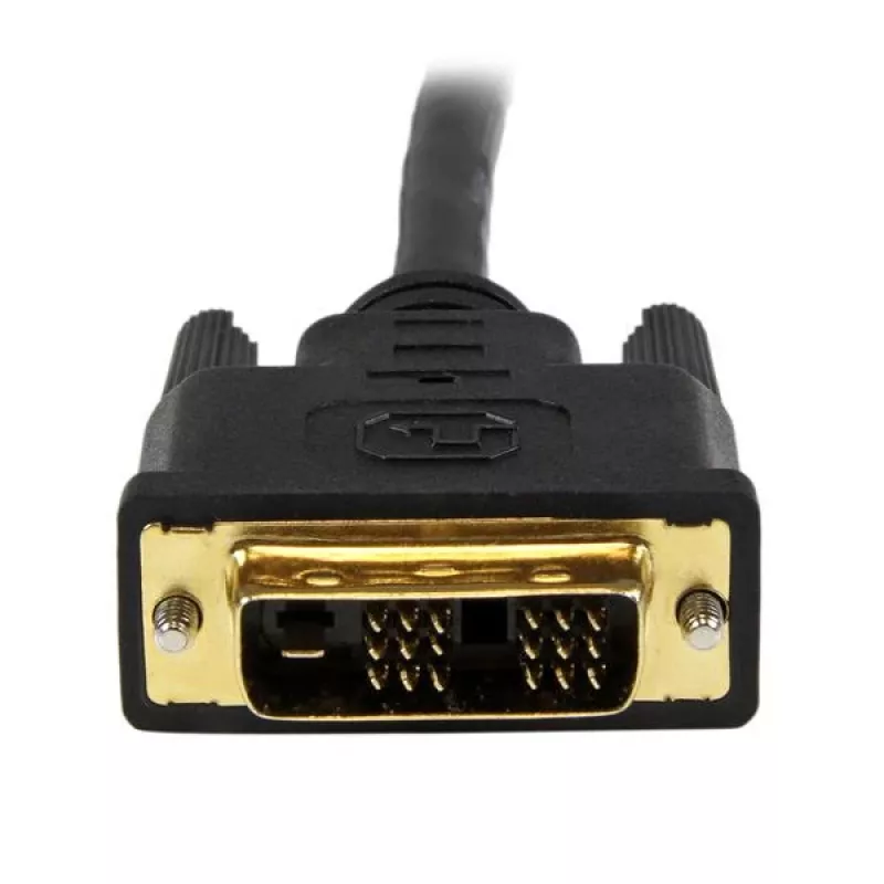 Cabo HDMI® para DVI-D StarTech.com 1,5 m - M/M, 1,5 m, HDMI, DVI-D, macho, macho, dourado