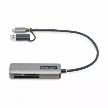StarTech.com FCREADMICRO3V2 Leitor de cartões USB 3.2 Gen 1 (3.1 Gen 1) Type-C Cinzento