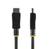 StarTech.com Cabo DisplayPort 1.2 de 1m – Cabo DisplayPort 4K x 2K Ultra HD certificado VESA – Cabo DP para DP para monitor – Cabo de vídeo/display DP – Fichas DP com encaixe