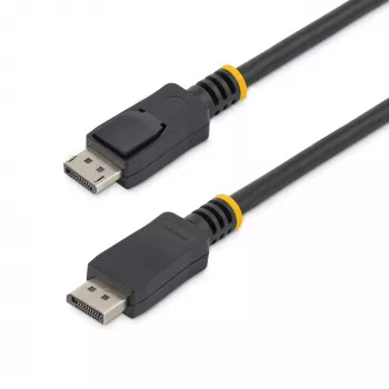 StarTech.com Cabo DisplayPort 1.2 de 2m – Cabo DisplayPort 4K x 2K Ultra HD certificado VESA – Cabo DP para DP para monitor – Cabo de vídeo/display DP – Fichas DP com bloqueio