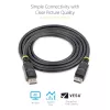 StarTech.com Cabo DisplayPort 1.2 de 2m – Cabo DisplayPort 4K x 2K Ultra HD certificado VESA – Cabo DP para DP para monitor – Cabo de vídeo/display DP – Fichas DP com bloqueio