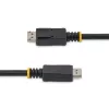 StarTech.com DISPL5M cabo DisplayPort 1.2 de 5 m, 4K x 2K, HBR2, com conectores de encaixe, macho/macho, preto