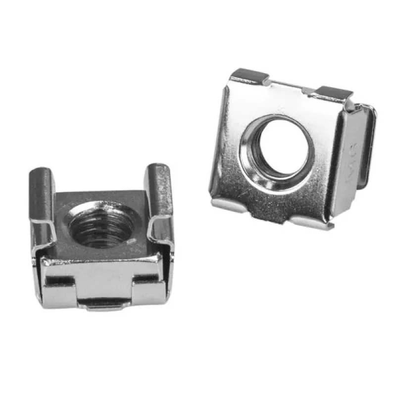 StarTech.com Pack de 100 parafusos de montagem M6 e porcas de gaiola para armário de servidor