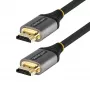 StarTech.com Cabo HDMI 2.1 de 12ft (4m) 8K - Cabo HDMI Ultra High Speed certificado 48 Gbit/s - 8K 60Hz/4K 120Hz HDR10+ eARC - Cabo HDMI Ultra HD 8K - Monitor/TV/Display - Revestimento TPE flexível
