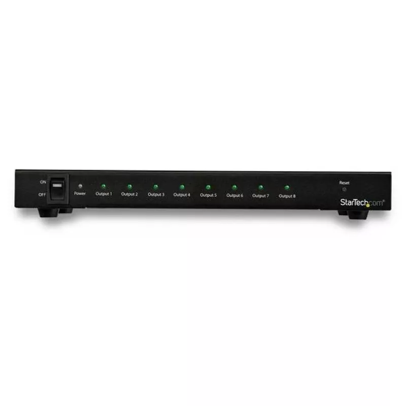 StarTech.com Splitter HDMI 8 portas 4K 60Hz, HDMI, 8x HDMI, 3840 x 2160 píxeis, Preto, 4K Ultra HD, 60 Hz